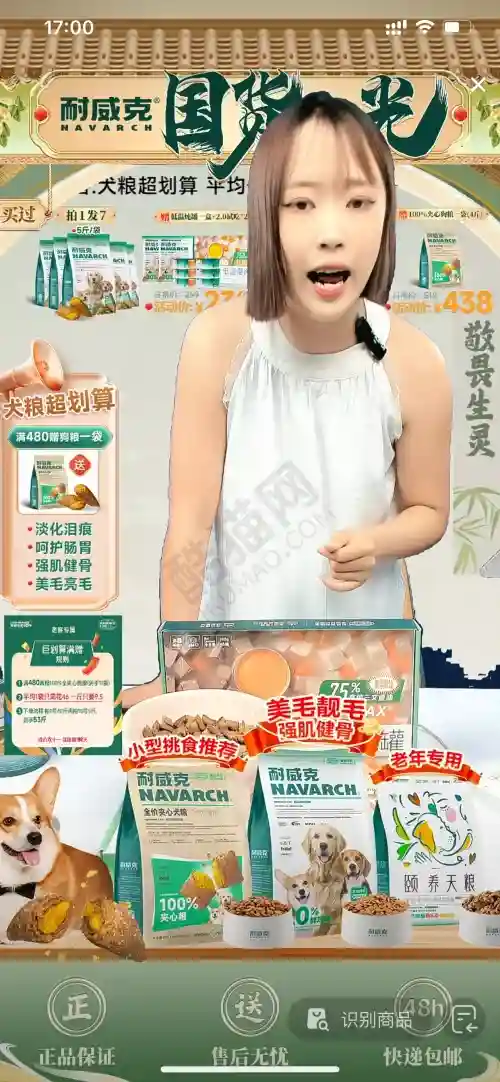 国潮风宠物直播间，这设计我给满分