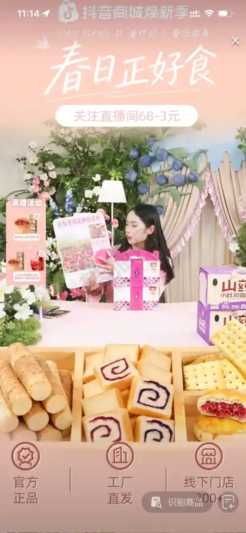 给我一个这样的春日主题直播间我能播三天三夜